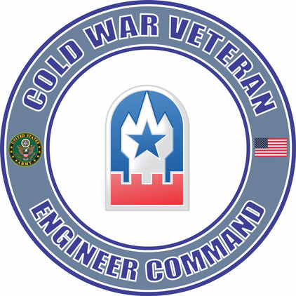 U.S. Army Cold War Engineer Command Veteran Decal