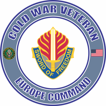 U.S. Army Cold War Europe Command Unit Crest Veteran Decal