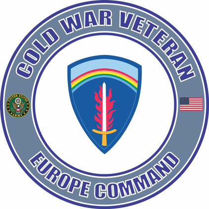 U.S. Army Cold War Europe Command Veteran Decal