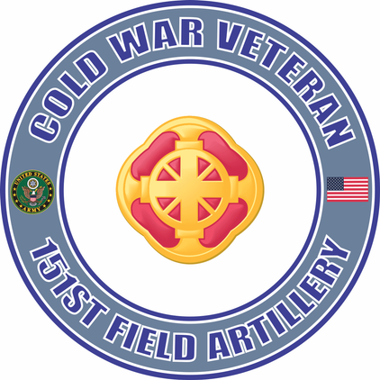 U.S. Army Cold War Field Artillery Brigade Veteran Decal