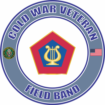 U.S. Army Cold War Field Band Unit Crest Veteran Decal