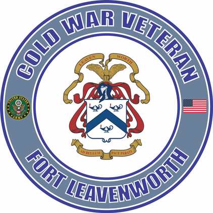 U.S. Army Cold War Fort Leavenworth Veteran Decal