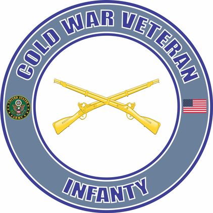 U.S. Army Cold War Infantry Veteran Decal