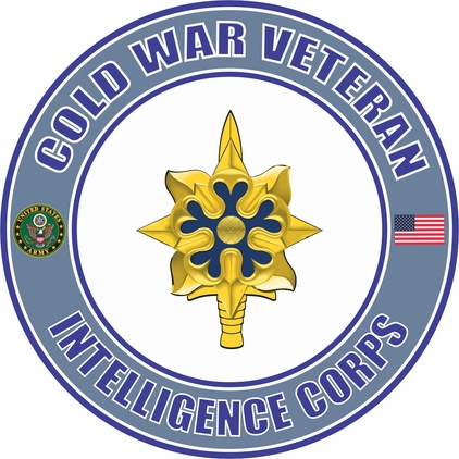 U.S. Army Cold War Intelligence Corps Veteran Decal