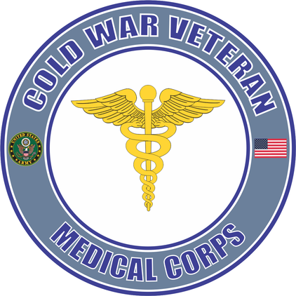 U.S. Army Cold War Medical Corps Veteran Decal