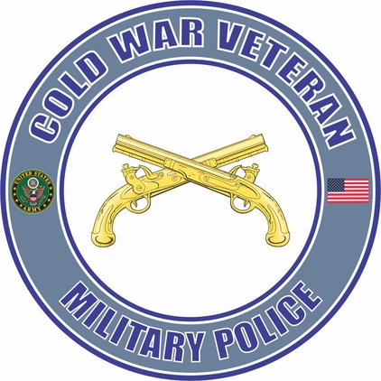 U.S. Army Cold War Military Police Veteran Decal