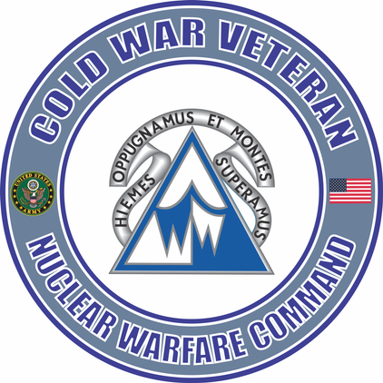 U.S. Army Cold War Nuclear Warfare Command Unit Crest Veteran Decal