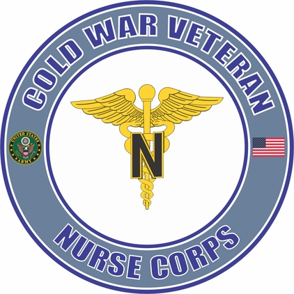 U.S. Army Cold War Nurse Corps Veteran Decal