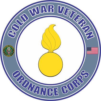 U.S. Army Cold War Ordnance Corps Veteran Decal