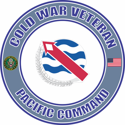U.S. Army Cold War Pacific Command Unit Crest Veteran Decal