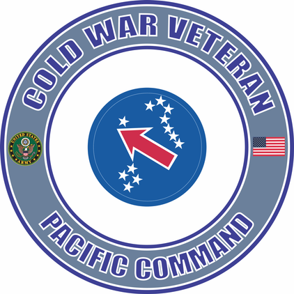 U.S. Army Cold War Pacific Command Veteran Decal