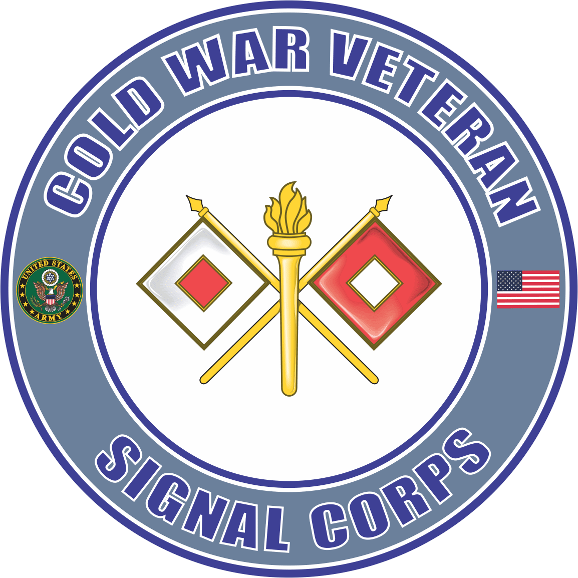 U.S. Army Cold War Signal Corps Decal