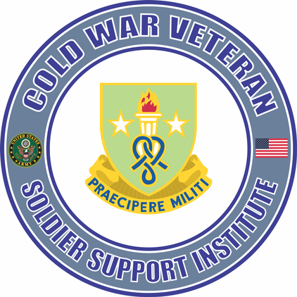 U.S. Army Cold War Soldier Support Institute Unit Crest Veteran Decal