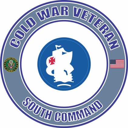 U.S. Army Cold War South Command Veteran Decal