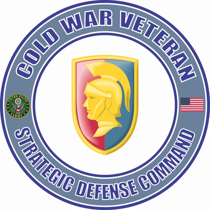 U.S. Army Cold War Strategic Defense Command Veteran Decal