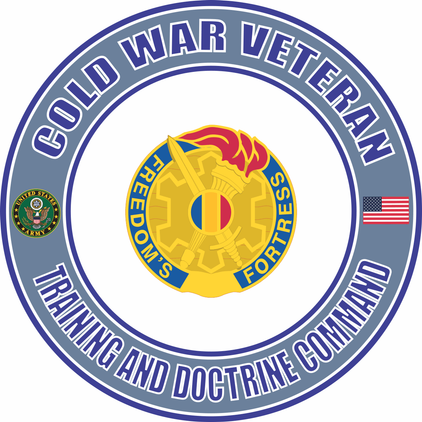 U.S. Army Cold War Training and Doctrine Command Unit Crest Veteran Decal