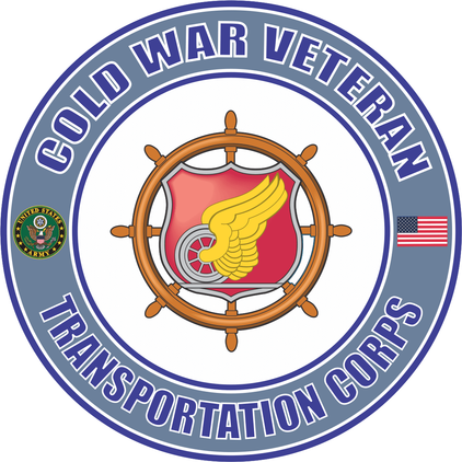 U.S. Army Cold War Transportation Corps Color Veteran Decal
