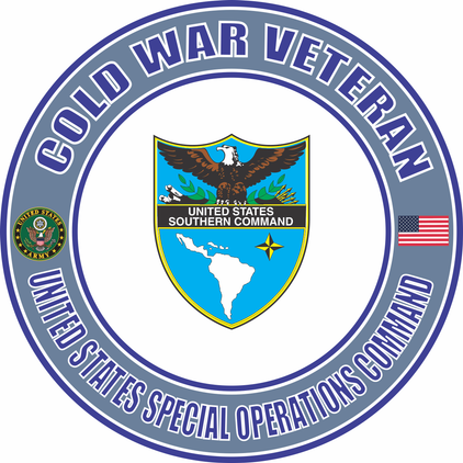 U.S. Army Cold War United States Special Operations Command USSOCOM Veteran Decal