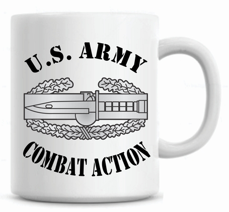 U.S. Army Combat Action 11oz Coffee Mug