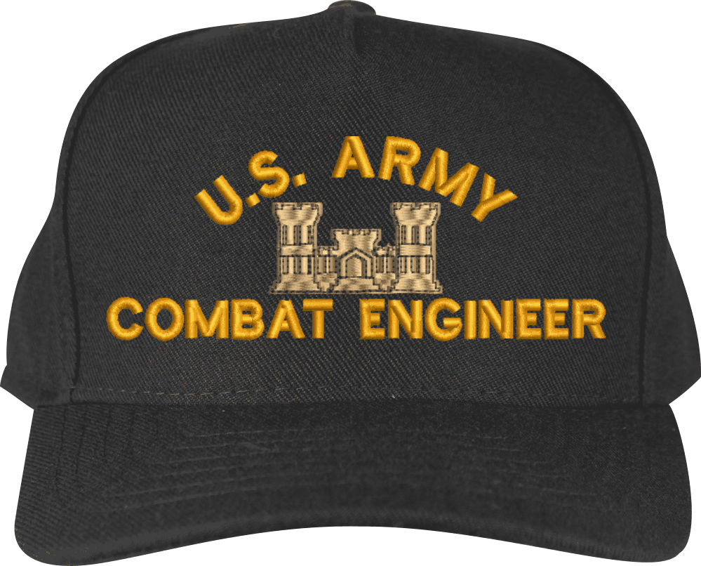 U.S. Army Combat Engineer Direct Embroidered Cap
