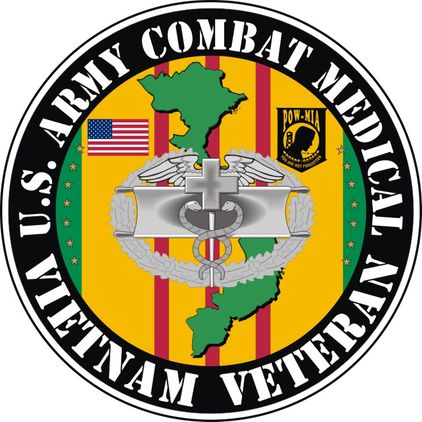 U.S. Army Combat Medical Vietnam Veteran Decal Sticker