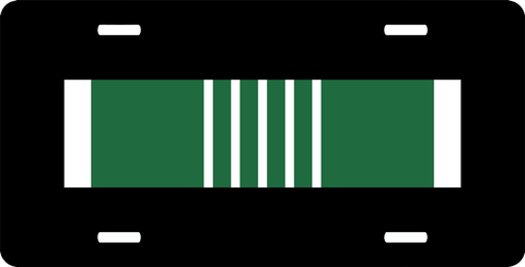 U.S. Army Commendation Medal Ribbon License Plate