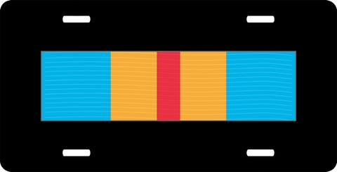 U.S. Army Defense Distinguished Service Medal Ribbon License Plate