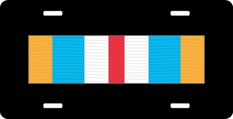 U.S. Army Defense Superior Service Medal Ribbon License Plate