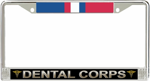 U.S. Army Dental Corps Kosovo Veteran License Plate Frame