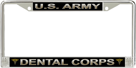 U.S. Army Dental Corps License Plate Frame