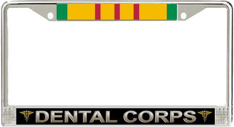 U.S. Army Dental Corps Vietnam Veteran License Plate Frame