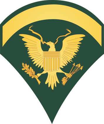 U.S. Army E-5 Specialist Decal