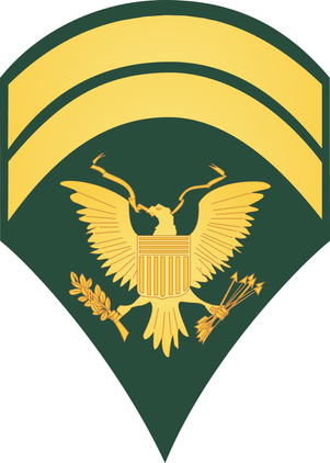U.S. Army E-6 Specialist Decal