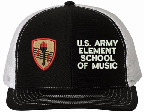 U.S. Army Element School of Music USA Two-Tone Mesh-Back Cap