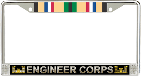 U.S. Army Engineer Corps Gulf War Veteran License Plate Frame