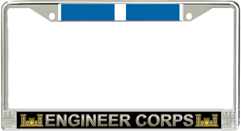 U.S. Army Engineer Corps Korea Veteran License Plate Frame