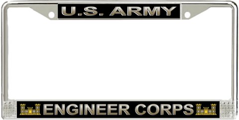 U.S. Army Engineer Corps License Plate Frame