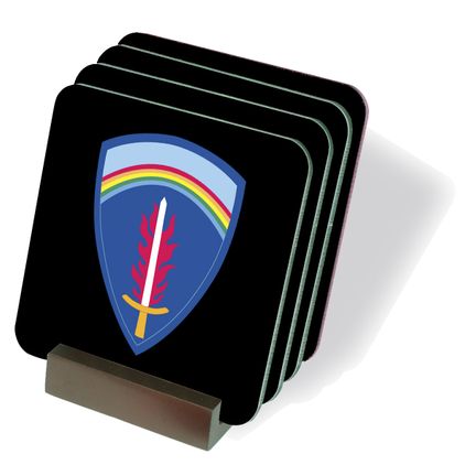U.S. Army Europe Command Coasters - Set of 4