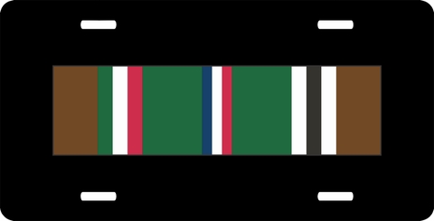 U.S. Army European- African- Middle Eastern Campaign Ribbon License Plate
