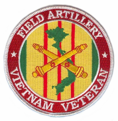 U.S. Army Field Artillery Vietnam Veteran 4" Patch