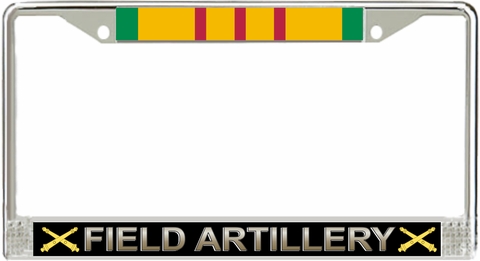 U.S. Army Field Artillery Vietnam Veteran License Plate Frame