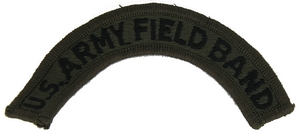 U.S. Army Field Band Subdued Tab Patch