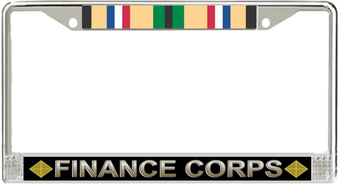 U.S. Army Finance Corps Gulf War Veteran License Plate Frame