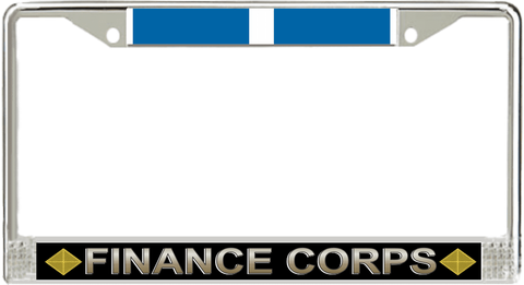 U.S. Army Finance Corps Korea Veteran License Plate Frame