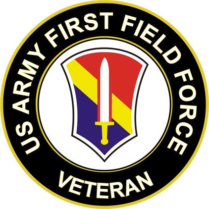 U.S. Army First Field Force Veteran Sticker Decal