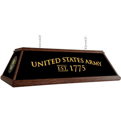 US Army: Historical Mark - Premium Wood Pool Table Light