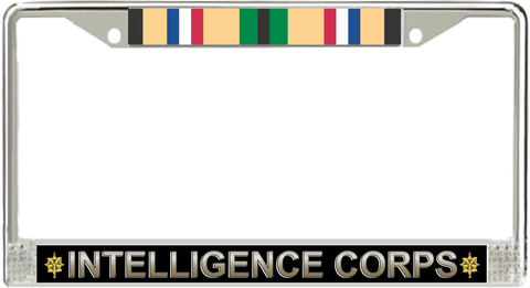 U.S. Army Intelligence Corps Gulf War Veteran License Plate Frame