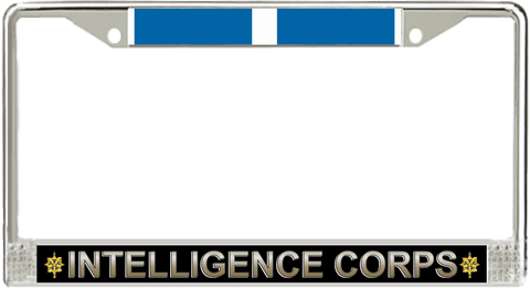 U.S. Army Intelligence Corps Korea Veteran License Plate Frame