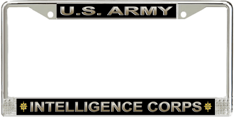 U.S. Army Intelligence License Plate Frame
