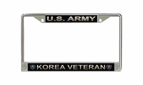 U.S. Army Korea Veteran 2nd Infantry Divsion License Plate Frame